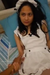 Ngewe Cewek Wibu Cosplay Maid Cafe